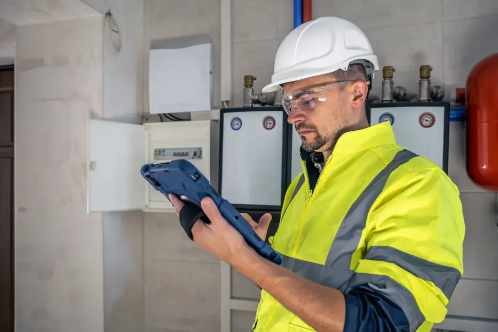 HVAC technician evaluating paid leads vs organic leads cost for his business
