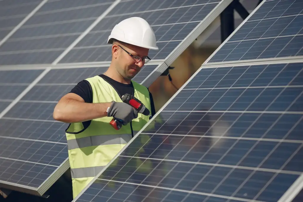 Solar panels installed on a residential roof in Miami